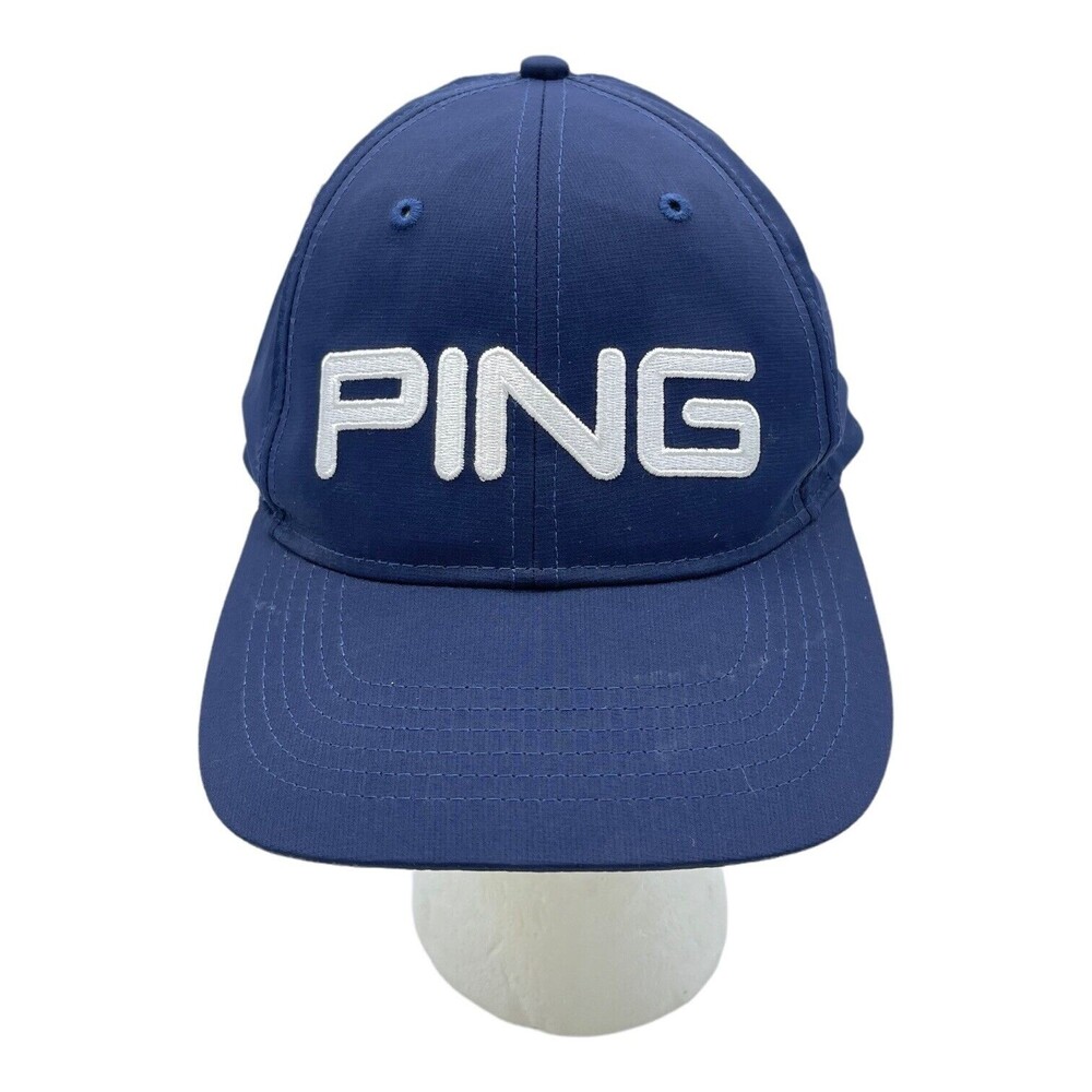 Ping G2 Golf Hat Cap Retro Strap Navy Blue Ping Man Embroidered Adjustable